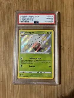 2021 Pokemon Eldegoss Holo Shining Fates PSA 10 GEM MT SV011 Graded Card - Image 1