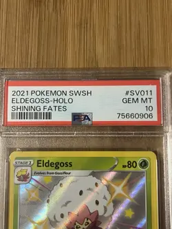 2021 Pokemon Eldegoss Holo Shining Fates PSA 10 GEM MT SV011 Graded Card - Image 2