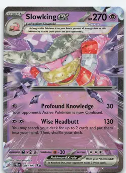 Slowking ex - 086/193 Double Rare Holo SV02: Paldea Evolved NM Pokemon - Image 1