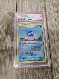 PSA 7 2005 Pokemon EX Rain Castform Delta Species-Rev Foil - Image 1