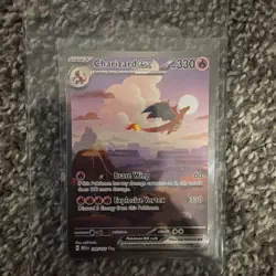 CHARIZARD EX 199/165 SPECIAL ILLUSTRATION RARE 151 POKEMON TCG NM - Image 1