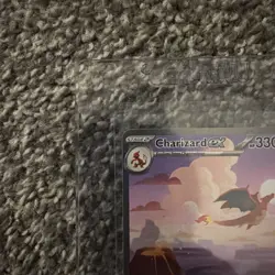 CHARIZARD EX 199/165 SPECIAL ILLUSTRATION RARE 151 POKEMON TCG NM - Image 2