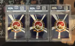 PSA 8 Entei, Raikou, Suicune Holo Bundle 2000 Neo 3 Japanese 243 244 245 Pokemon - Image 5