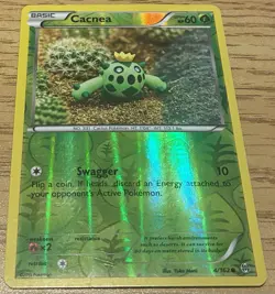 Pokemon TCG BREAKthrough Cacnea 4/162 Reverse Holo Common - Image 1