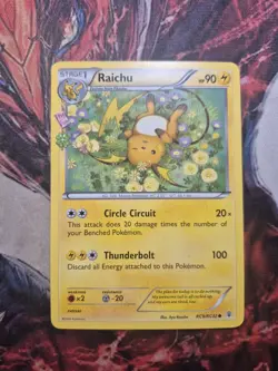 Pokemon TCG Raichu Generations Radiant Collection Card #RC9/RC32 LP/MP - Image 1