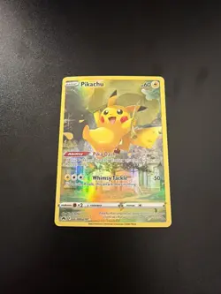 Pokemon Pikachu GG30/GG70 Crown Zenith Galarian Gallery Ultra Rare Holo Card - Image 1
