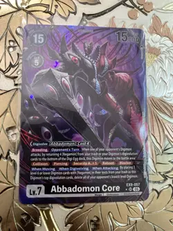 Digimon Card Game Abbadomon Core Alternate Art EX9-057 SR Versus Monsters - Image 1