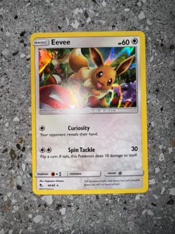 Pokemon TCG Cards Eevee 48/68 Hidden Fates Holo Rare NM-M - Image 3