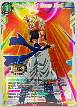 Released from Evil BT10-123 | Tournament Judge Store Promo Dragon Ball Card | LP - Image 1