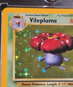 Vileplume Jungle Set Holo Rare Card 15/64 Pokemon Never Played With - Image 3