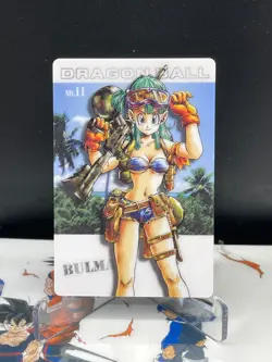 Dragon Ball Gumi Card Gumica Red Back No.11 BULMA 2003 - Image 1