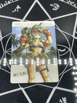 Dragon Ball Gumi Card Gumica Red Back No.11 BULMA 2003 - Image 2