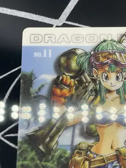 Dragon Ball Gumi Card Gumica Red Back No.11 BULMA 2003 - Image 5