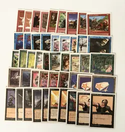 Vintage MTG Card Lot 385 White Border Revised 4th Edition Mixed - Image 1
