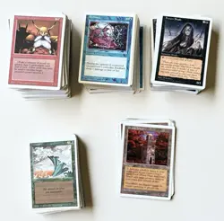 Vintage MTG Card Lot 385 White Border Revised 4th Edition Mixed - Image 2