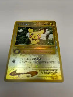 NM Pichu Pokemon Card Japanese No. 172 Promo Reverse Holo Neo 2000 - Image 2