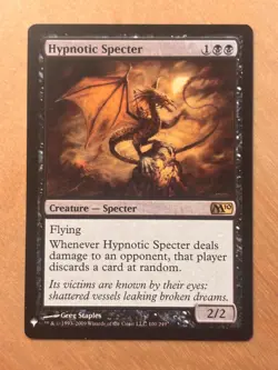 Magic the Gathering MTG Hypnotic Specter The List NM - Image 1