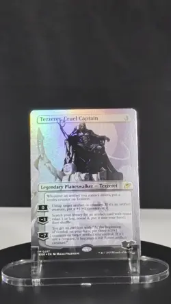 MTG Tezzeret Cruel Captain BORDERLESS FOIL #0287 Edge of Eternities Mythic NM - Image 2