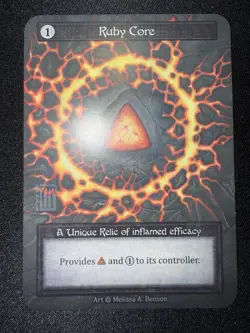Ruby Core - Alpha Nonfoil Unique - Sorcery Contested Realm - NM/MT - Image 1