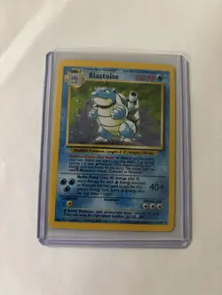 Pokemon Blastoise Base Set Holo Rare 2/102 100 HP Wizards of the Coast - Image 1