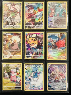 Pokemon TCG Illustration Character Rare Lot of 9 Cards - Sword & Shield NM - Image 1