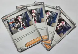 Pokemon TCG Hilda Playset (x4 Cards) Non-Holo White Flare 84/86 ENGLISH NM - Image 1