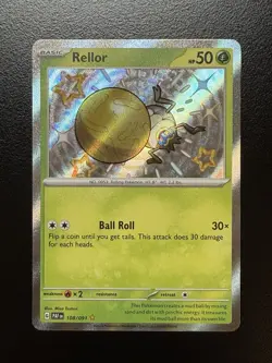 Pokemon TCG - Rellor - Paldean Fates 108/091 Baby Shiny Holo - Image 1