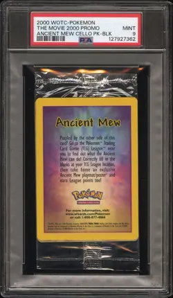 Pokemon Ancient Mew Holo Movie Promo Cello Pack - PSA 9 - Image 1
