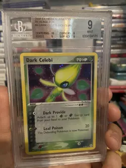 Pokemon TCG - Dark Celebi - BGS 9 - MINT - EX Hidden Legends 4/101 Holo Rare - Image 1