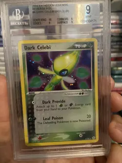 Pokemon TCG - Dark Celebi - BGS 9 - MINT - EX Hidden Legends 4/101 Holo Rare - Image 4