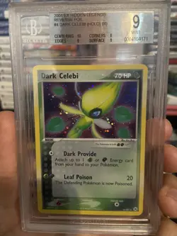Pokemon TCG - Dark Celebi - BGS 9 - MINT - EX Hidden Legends 4/101 Holo Rare - Image 5