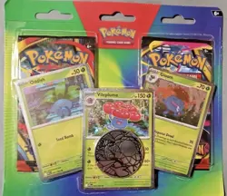 Pokemon TCG: Enhanced 2-Pack Blister - 3 Foils Oddish, Vileplume, Gloom NEW - Image 1