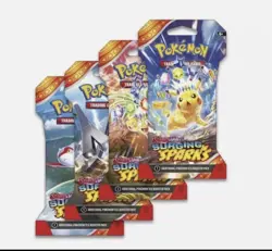 Pokemon TCG: Scarlet & Violet - Surging Sparks Sleeved Booster Pack - 1 Pack NEW - Image 1