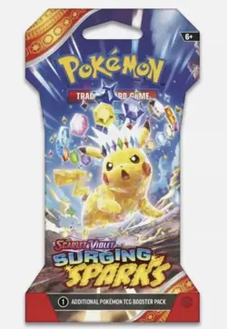 Pokemon TCG: Scarlet & Violet - Surging Sparks Sleeved Booster Pack - 1 Pack NEW - Image 2
