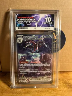 Pokemon White Flare - Hydreigon Ex - ISR - 169/086 - ACE 10 (Perfect Sub-grades) - Image 1