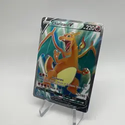 Pokemon: Charizard V Full Art Ultra Rare Brilliant Stars 153/172 NM Condition - Image 3