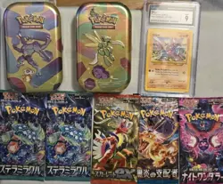 Lot Of Pokemon - Graded Cards - Packs - Tins - Image 1