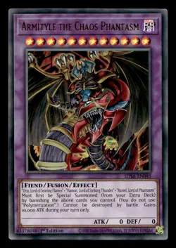Armityle the Chaos Phantasm SDSA-EN045 Ultra Rare Sacred Beasts Yu-Gi-Oh NM - Image 1