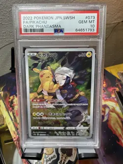 PSA 10 Pikachu CHR 073/071 S10a Dark Phantasma - Pokemon Card Japanese 2022 - Image 1
