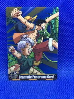 Dragon Ball & OnePiece Dramatic Panorama wafer card JUMP 40th anniversary - Image 1