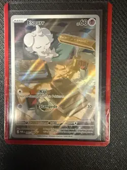 Espurr 095/088 – Perfect Order Illustration Rare Holo Pokemon Card NM - Image 1