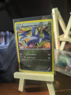 Garchomp 91/124 Dragons Exalted Cosmos Holo Rare Pokemon Card LP+ - Image 1