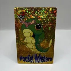 Pocket Monsters 1153 Caterpie 1180 Growlithe Card Holo Regular - Image 1