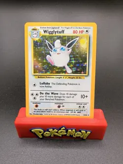 1999 Pokemon Wigglytuff Holo Jungle Card 16/64 No Symbol Error, Misprint - Image 1