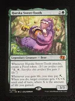 MTG Foundations Jumpstart Hurska Sweet-Tooth Anime 0053 NM Mythic - Image 1