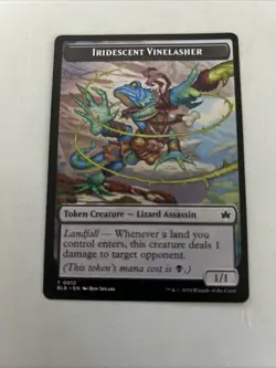 Iridescent Vinelasher Token - #12 - Bloomburrow - NM MTG - Image 1
