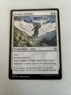 Feather of Flight - Bloomburrow - LP - Uncommon - Aura - Image 1