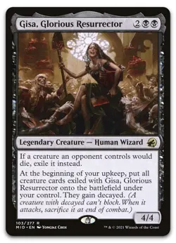 Gisa, Glorious Resurrector #103 (NM) Midnight Hunt MID Magic MTG - Image 1