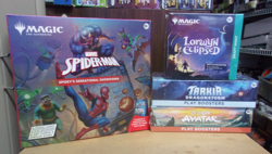 MTG SPIDER-MAN SCENE + LORWYN DRAFT NIGHT + TARKIR + AVATAR PLAY BOOSTER BOXES - Image 1
