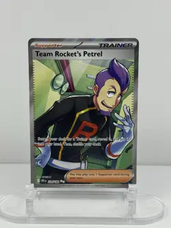 Pokemon TCG Team Rocket's Petrel 226/182 Destined Rivals Ultra Rare Full Art Ho… - Image 1